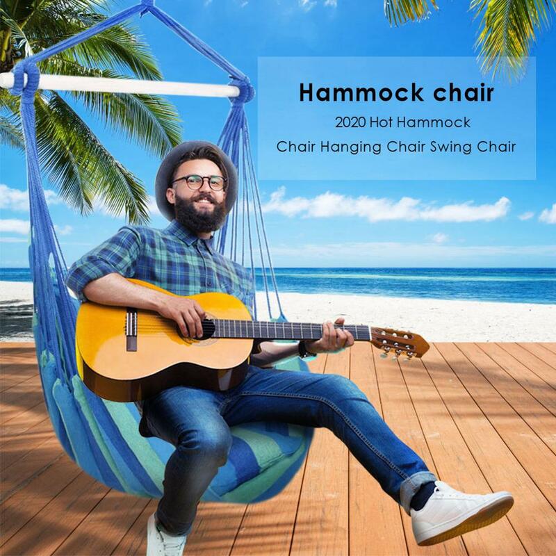 2020 Hot Hammocks Outdoor Garden Hammock Chair Hanging Chair Swing Chair Seat For Indoor Outdoor Garden Chairs Toys for Children