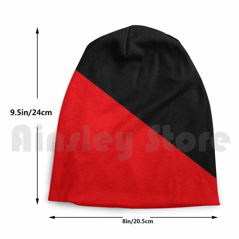 Anarcho-syndicalism FLAG-beanies เรียบง่ายและเรียบง่ายหมวกสวมหัวสบาย Anarcho syndicalism anarchist anarchist