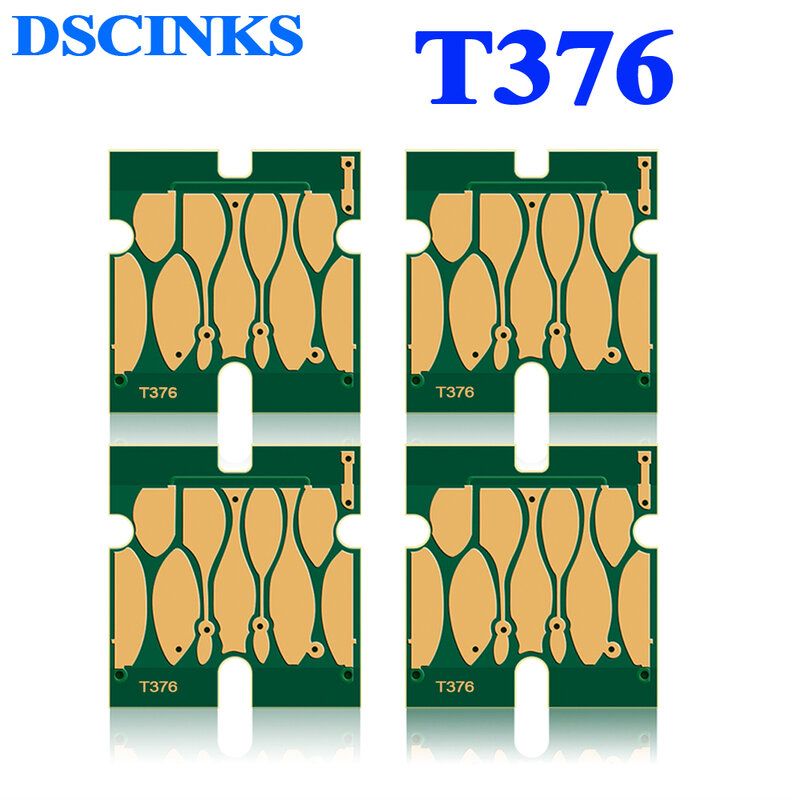 Chip de cartucho de tinta T376, nuevo Chip T37600 para epson PictureMate PM-525, chip T376 de uso único