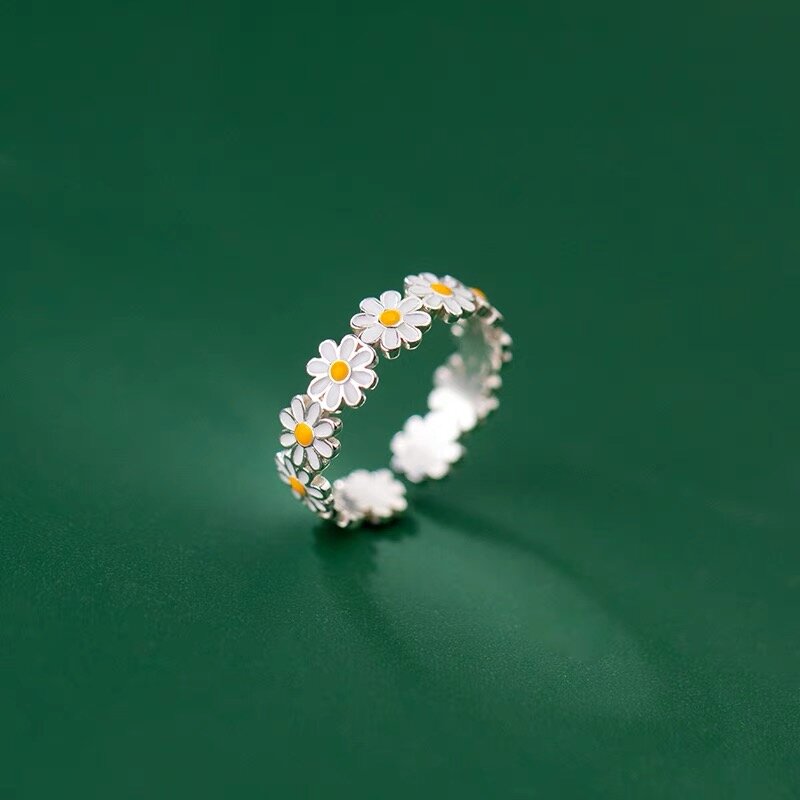 Vintage 925 Sterling Silver Leaf Moon แหวนสำหรับผู้หญิงงานแต่งงานเครื่องประดับอินเทรนด์ขนาดใหญ่ปรับโบราณแหวน Anillos