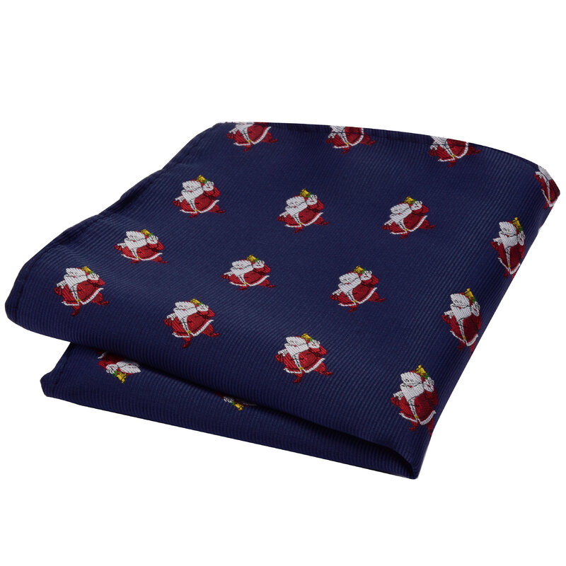 GUSLESON Christmas Red Green Handkerchief for Men Santa Claus Christmas Tree Snowman Pocket Square Wedding Hanky Festival Gift
