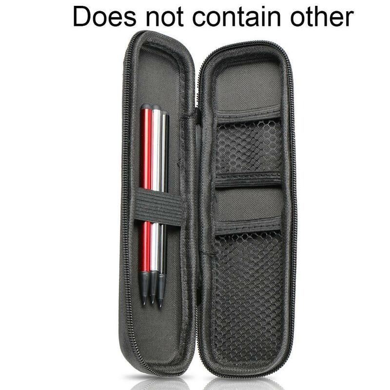Preto EVA Shell duro Stylus Pen Case, Lápis Titular Box, Storage Container, Stylu Bag, Pen Carrying, Bola protetora, W1I6, 1Pc