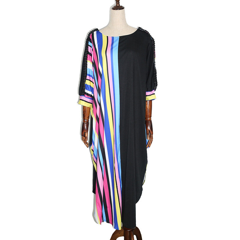 2021 afrykańska sukienka es dla kobiet odzież z afryki długa suknia islamska wysokiej jakości moda Boubou afrykańska sukienka dla pani Kaftan Robe