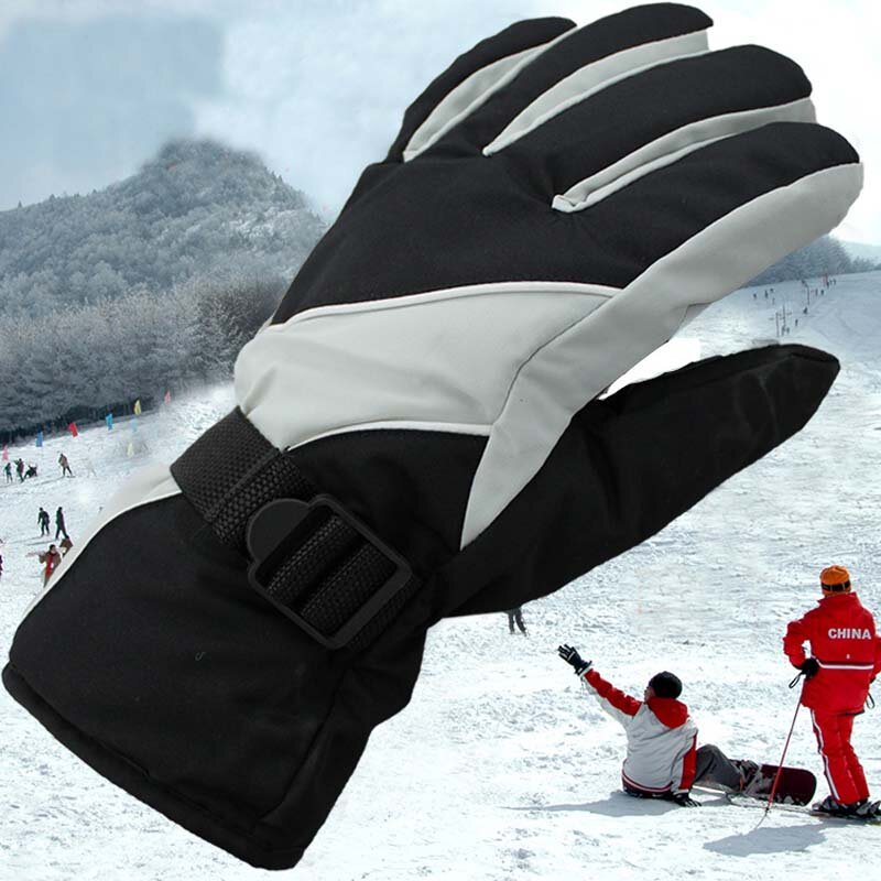ฤดูหนาวถุงมือสกี Windproof กันน้ำอุ่นถุงมือ