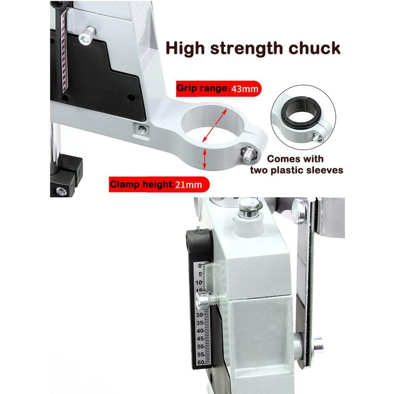 Elektrische Bankje Boor Stand Single-Head Base Frame Boor Houder Power Grinder Accessoires Voor Houtwerk Rotary Tool