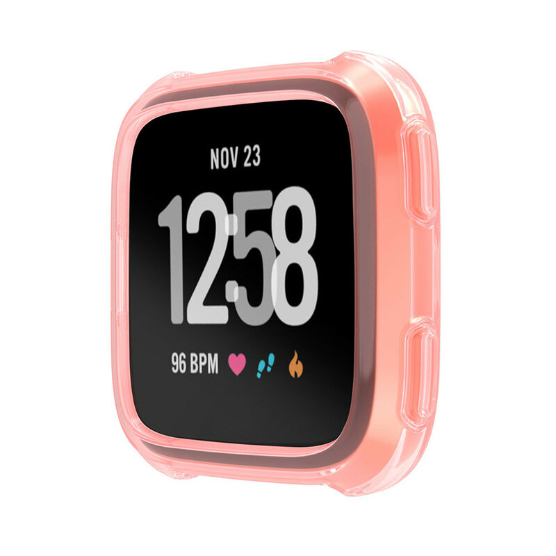 Soft Tpu Protector Case Voor Fitbit Versa Horloge Ultra-Dunne Estuche Watch Cover Bumper Cover Fundas Smart Horloge Accessoires nieuwe