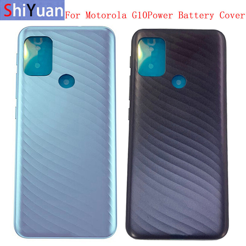 Batterij Cover Terug Achterklep Behuizing Case Voor Motorola Moto G10 Power PAMR0002IN PAMR0008IN Batterij Cover Vervangende Onderdelen