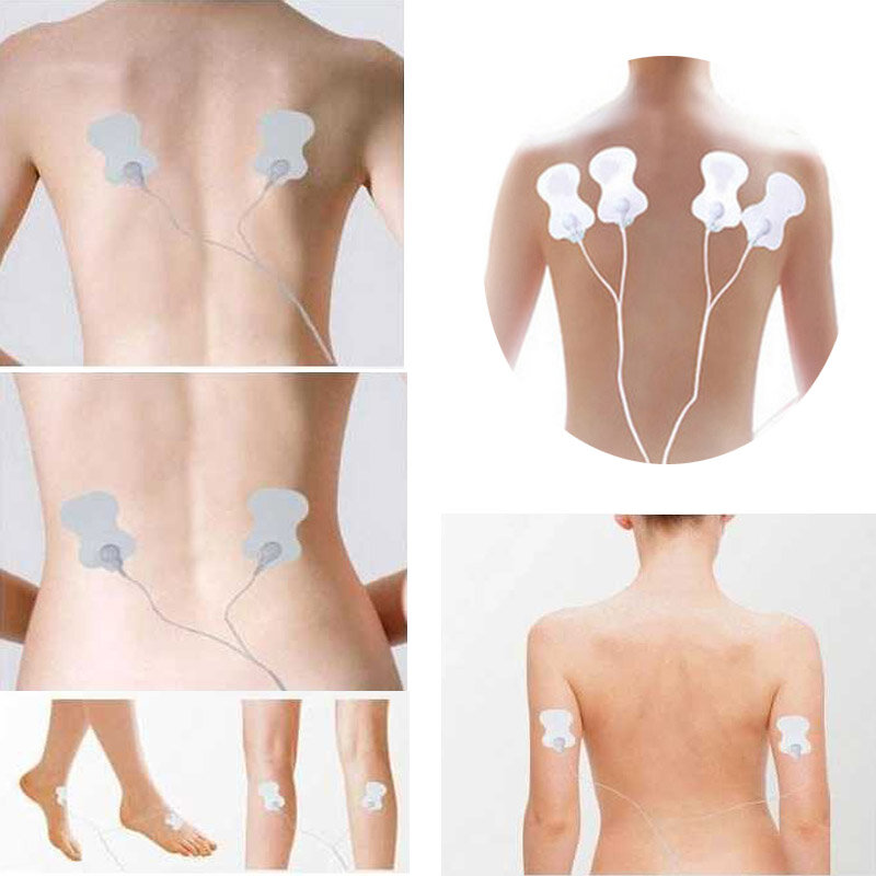 16 almofadas jr309 ems dezenas unidade de massagem inglês ou russo pulso elétrico acupuntura corpo inteiro relaxar muscular terapia massageador stim