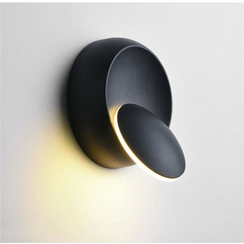 New Design Wall Lamp 6W Modern 360 Degree Rotating LED Sconce Wall Light Indoor Decorative Lamp For Bedroom Sconce AC85-265V