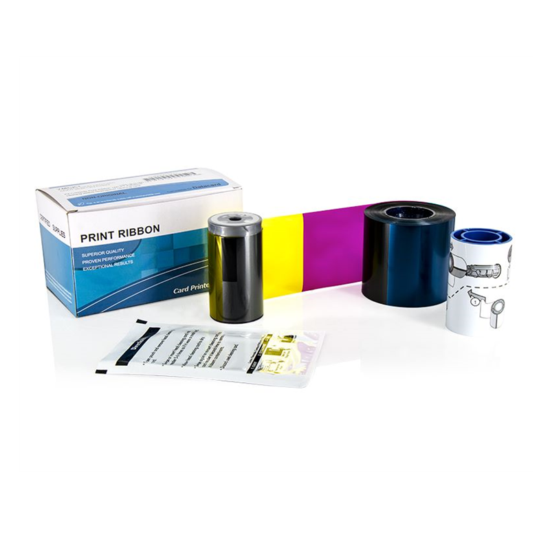 Fita de cores YMCKT para impressora de cartão Datacard, compatível com 534000-003, 500 imagens, SP25, SP35, SP55, SP75