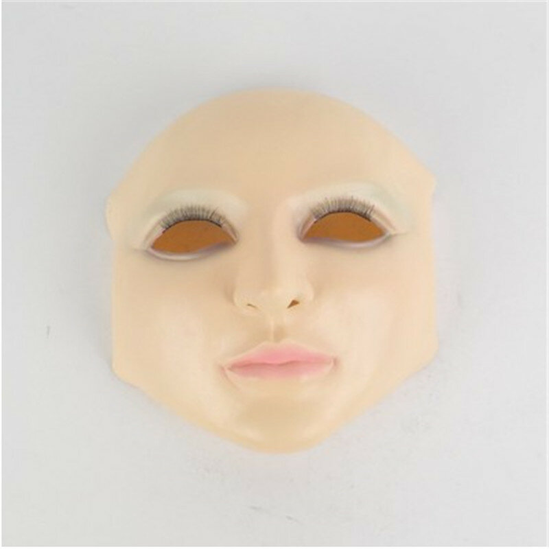 Máscara realista feminina de látex, fantasia de halloween para festa, dia das bruxas, cosplay, máscara sexy