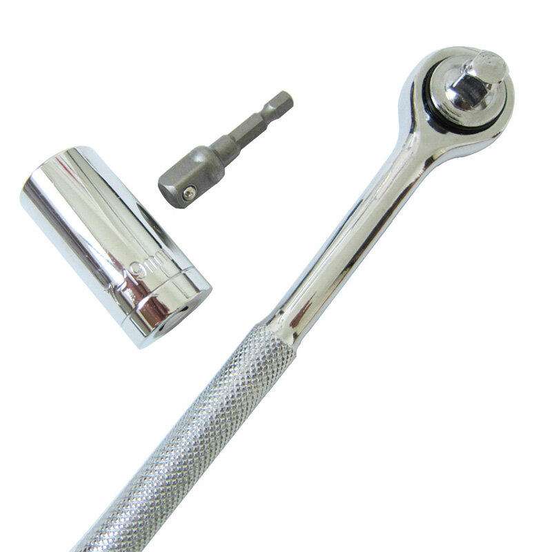 Универсальный динамометрический ключ, набор головок 7-19 мм
