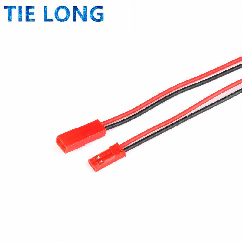 10Pairs 100mm 200mm 2 Pin JST Plug Connector Male+Female Plug Connector Cable Wire for RC Toys Battery LED Lamp