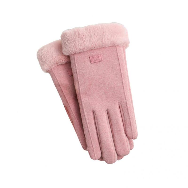 Простые женские перчатки для улицы, с защитой от холода, широкое применение, Осень-зима