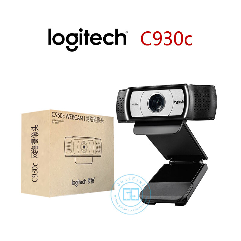 Веб-камера logitech C930c C930e HD Smart 1080P с крышкой для компьютера, usb-камера с объективом Zeiss и 4-кратным цифровым зумом