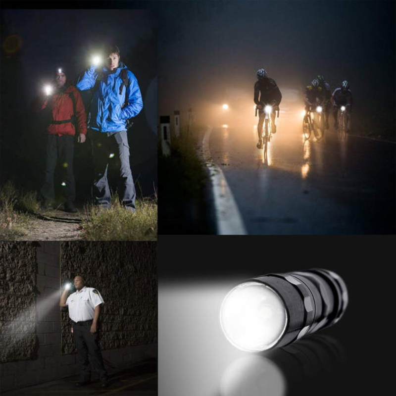 New Mini Flashlight LED Powerful light Keychain Carry Outdoor Camping Tactical Flashlight Light Suit for Night Lighting