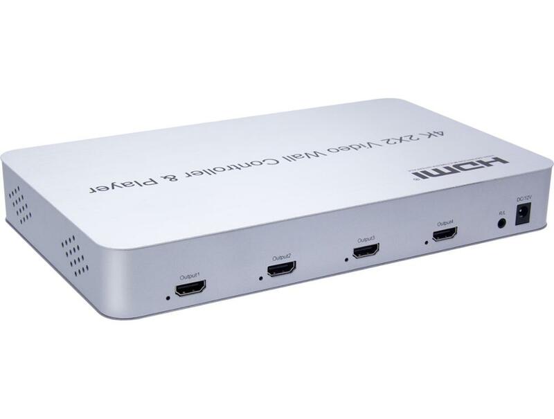 4K 2X2 Pengawas Video & Player HDMI TV Prosesor HDTV Splicer Splicing Display Cocok USB Keyboard Mouse U flash Disk RS232