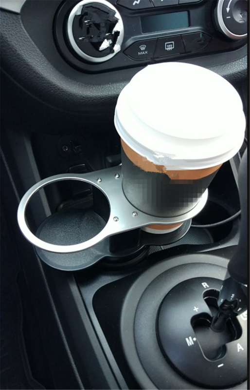 High quality fashion auto double water cup holder drink Car accessories for Mercedes Benz GLS63 GLS GLE43 B55 Shooting S400