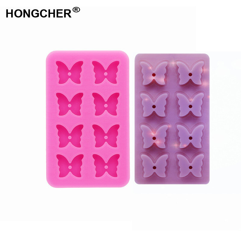 New Small butterfly shape silicone mold DIY small accessories jewelry shiny epoxy resin silicone mold clay mold