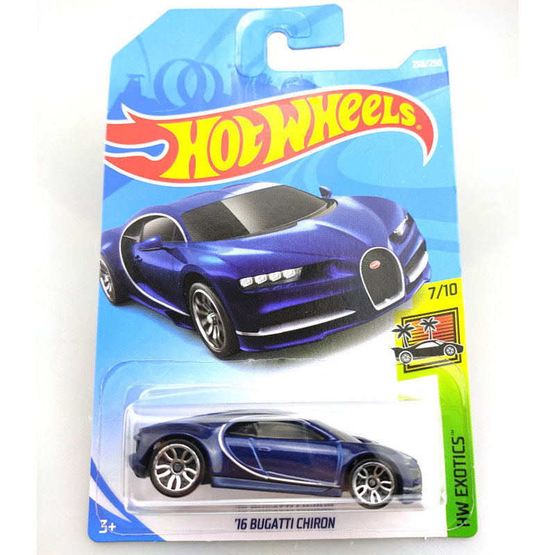 Hot Wheels-modelo de coche BUGATTI CHIRON para niños, edición coleccionista de Metal fundido a presión, juguetes de regalo, 1:64, 2020