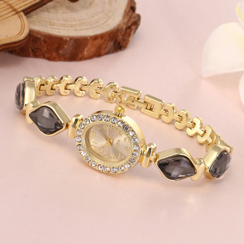 Women Watch Round Full Diamond Bracelet Analog Quartz Movement Wrist Watch Luxury Brand Watches Personality Femme Relogio Mujer
