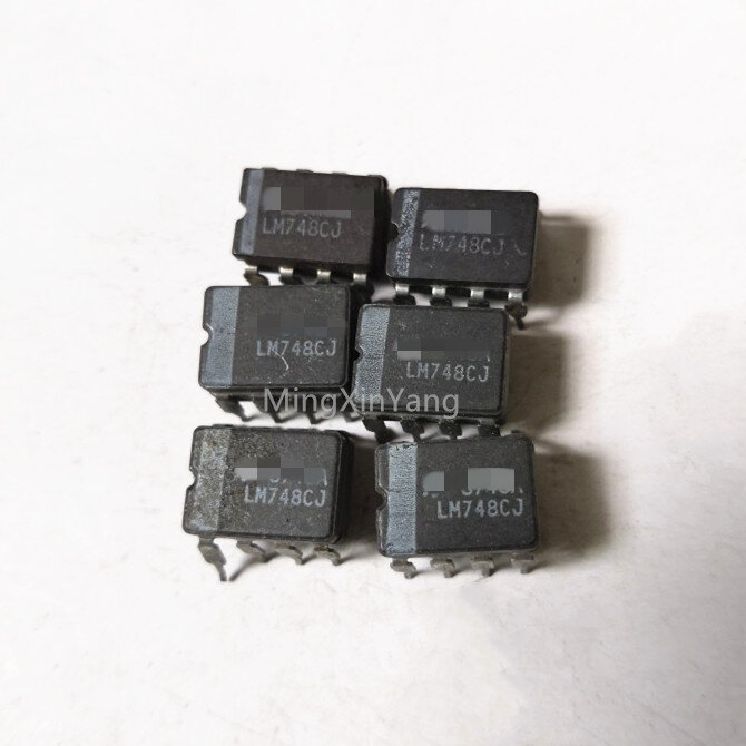 集積回路チップ5個lm748cjディップ-8