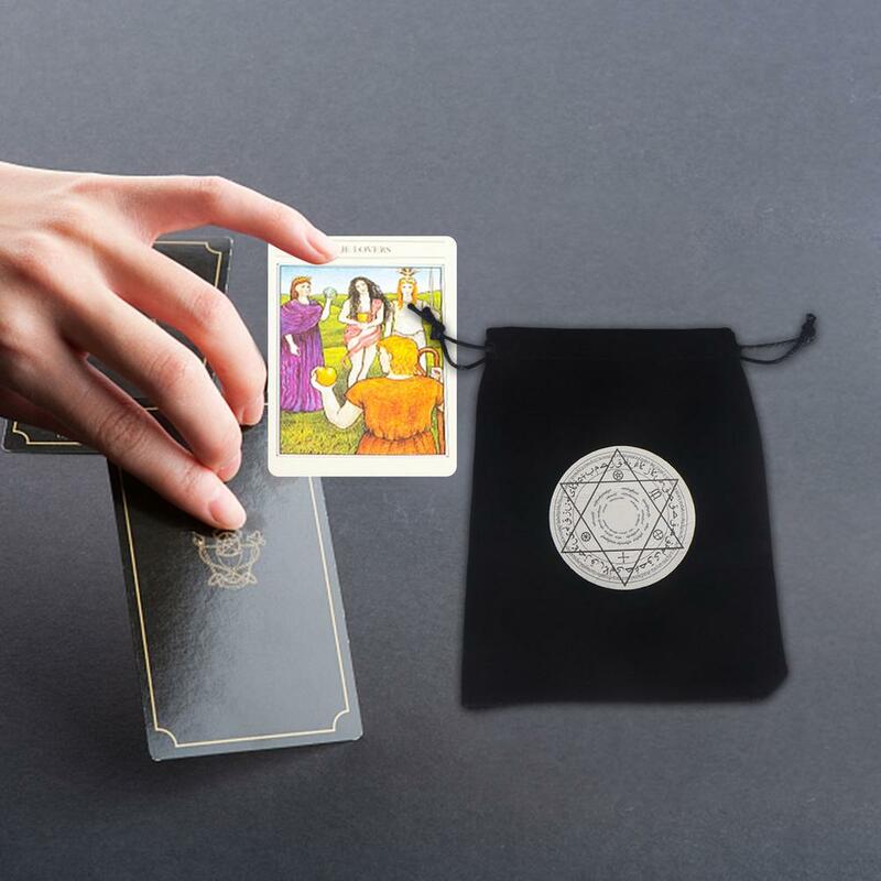 Tarot Kaarten Board Game Card Deck Voor Familie Verzamelen Partij Speelkaarten Opbergtas Hekserij Levert Card Tafel Spel Zakken