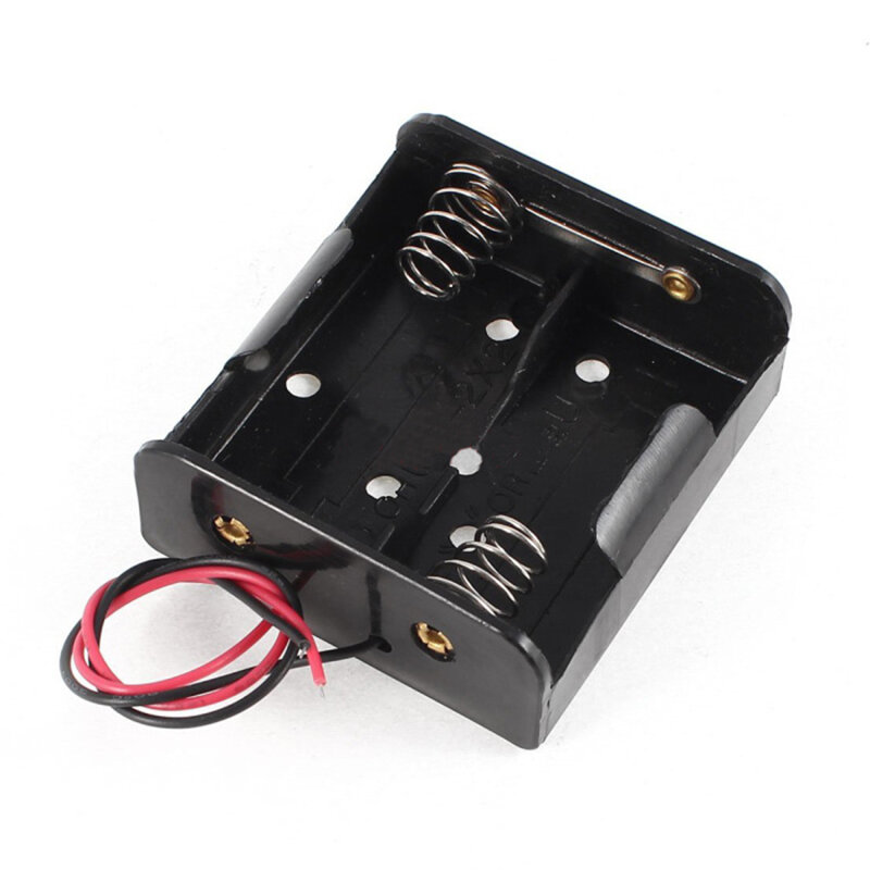1Pcs 1x 2x 3x 4x C-type Battery Holder Storage Box Case With Wire Lead 1 2 3 4 Slot C-type Battery Container Power Case For DIY