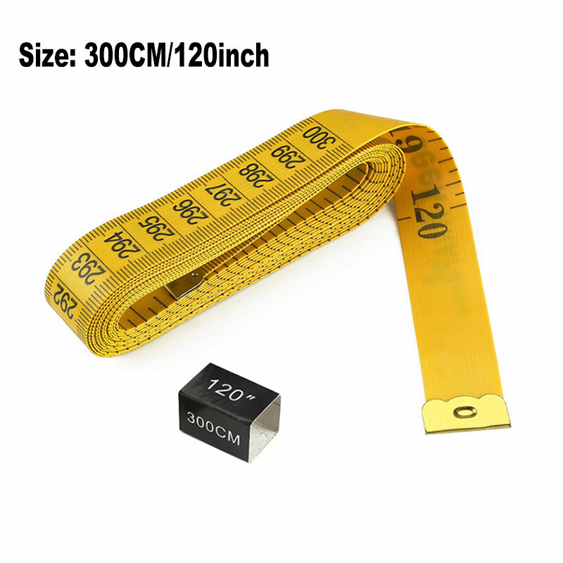 Multifunctional 300CM/120Inch Soft Measuring Tape 3M Length PVC Durable Office School Student Stationery Ruler Measurement Tool