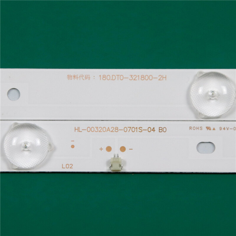 Светодиодные полосы для ТВ TurboX TXV3234, 598 мм, 32-дюймовые светодиодные полосы подсветки для телевизоров CX315D светодиодный M LE-3228A, линейные линейки, массив CX315M06 TLJ32C7 светодиодный