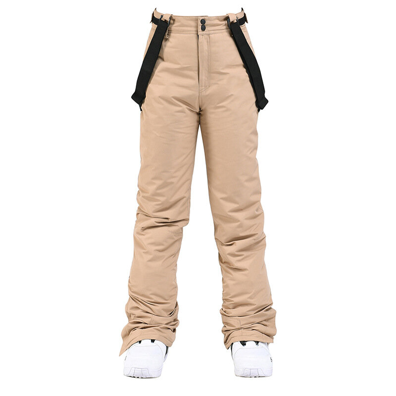 New Outdoor -35 Degree Snow Pants Plus Size Elastic Waist Men Trousers Winter Skating Pants Skiing Outdoor Ski Pants for Women