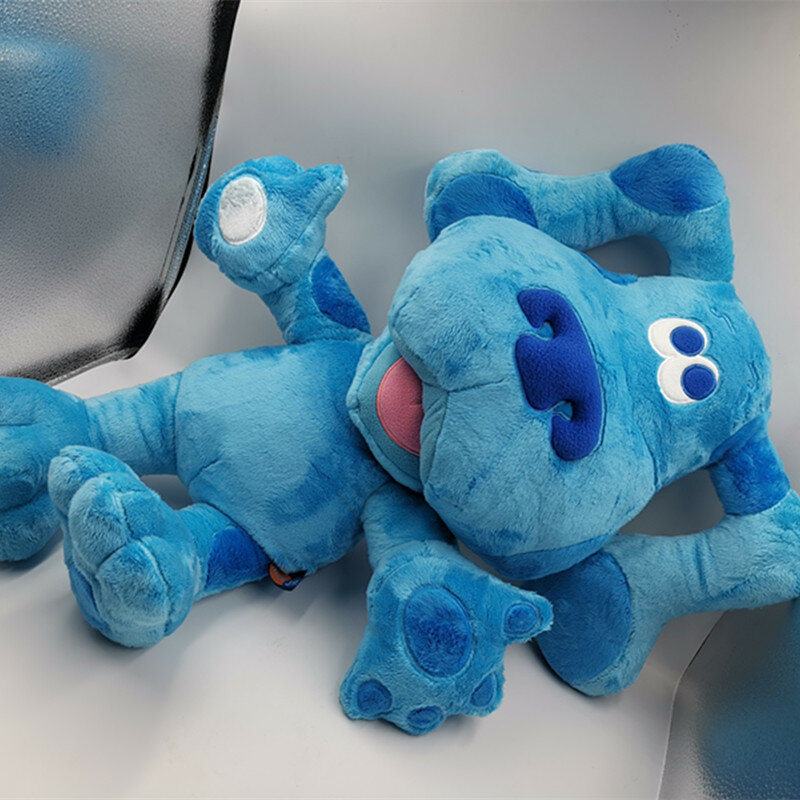 Baby Solace-muñeco de peluche azul para niños, muñeco de juguete de felpa, perro que se queda con el bebé, un regalo