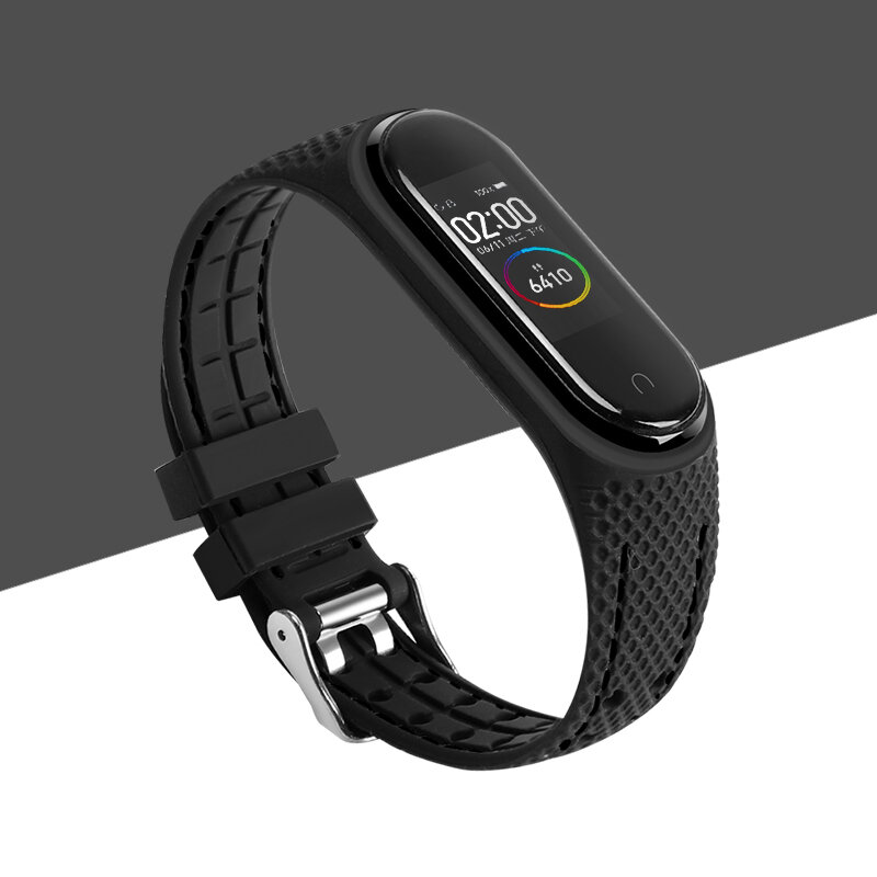 Band Voor Mi Band 7 6 5 Armband Sport Riem Siliconen Vervanging Smartwatch Armband Horlogeband Voor Xiaomi Mi Band 3 4 5 6 Band