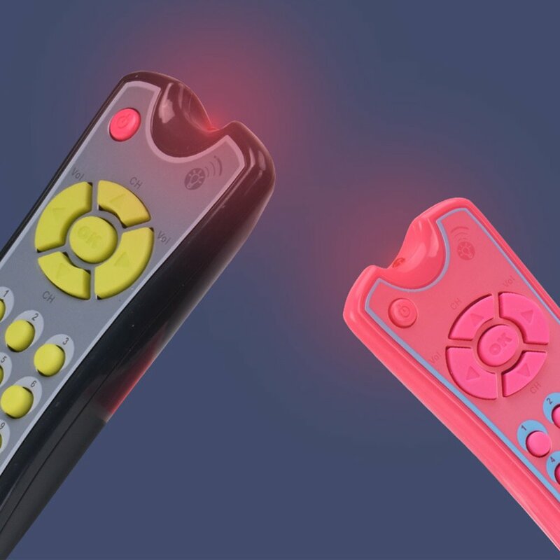 Infant Tv Remote Control Toy Realistic Lights Musical Learning Toddler Toys Developmental Infant Gifts For Baby Toddler Toy