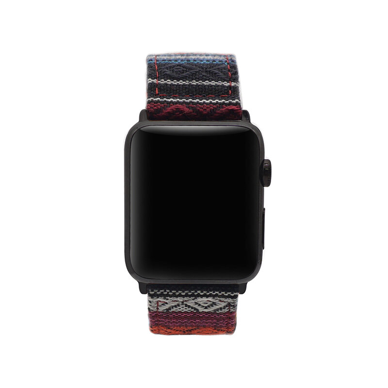 National Wind Fabric Strap For Apple Watch band 38mm 40mm iWatch 4 Band 42mm 44mm Sport Band Apple Watch 5 4 3 2 Accessories