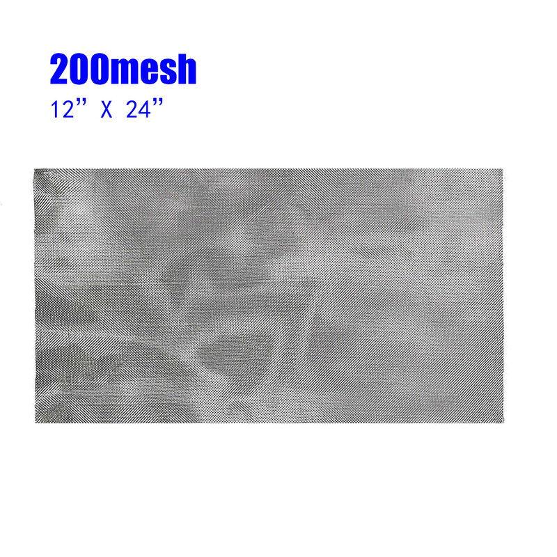 200 Mesh 30x60cm 304 baja tahan karat Mesh Filter perbaikan Mesh tetap kawat tenun Mesh penyaringan kawat tenun