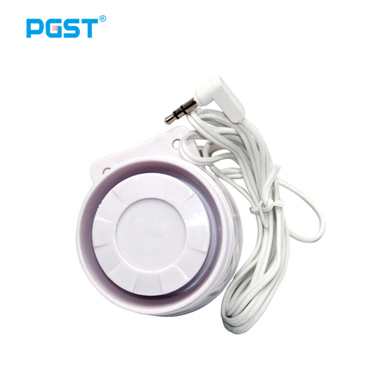 PGST Verdrahtete Sirene Lautsprecher 3,5mm jack für Drahtlose Alarm System Home Security PG107 PG106 PG105 PG103