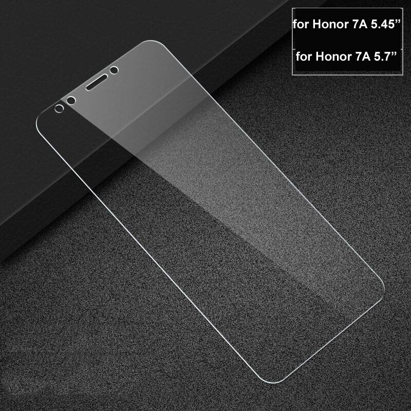 Película protetora de tela para celular, vidro temperado para huawei honor 7a 5.45 ", honor 7a pro 5.7", vidro anti arranhão