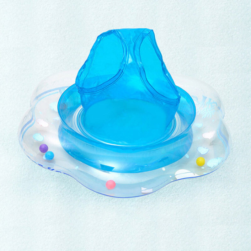 Bebê da criança piscina assento flutuador inflável animal impresso natação círculo flutuante assento do bebê verão party aid trainer q30