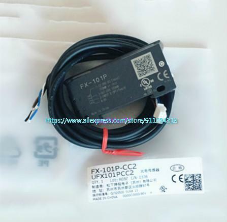 Sensor digital de fibra óptica FX-101P, amplificador FX-101P-CC2 C2, PNP, nuevo y original