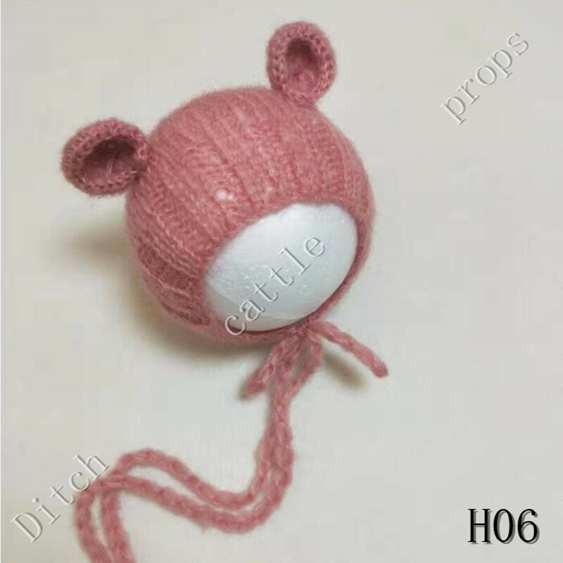 Новорожденные фотографии реквизит шляпы мохеровые тканые реквизиты новорожденные фотографии одежда