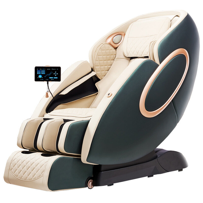 Skyeosye-Silla de masaje eléctrica de lujo, cuerpo completo 4D, cero gravedad, multifuncional, Control de voz inteligente
