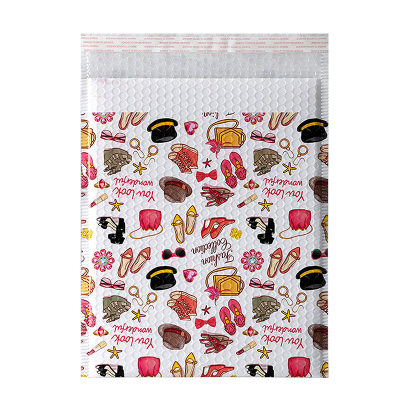 10PCS Poly Bubble Mailer Flamingo Design Fashion Trend Padded Envelopes Mailing bag self seal envelope Shipping bag