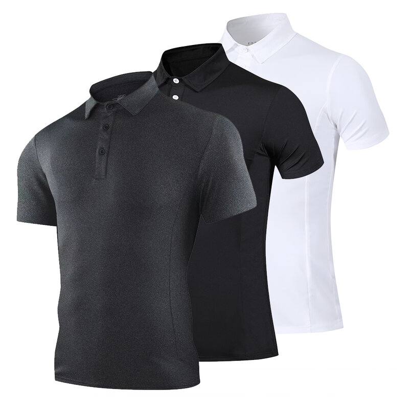 Camiseta de Golf de negocios para hombre, ropa deportiva de alta calidad, Jersey de plumas, ropa de Fitness