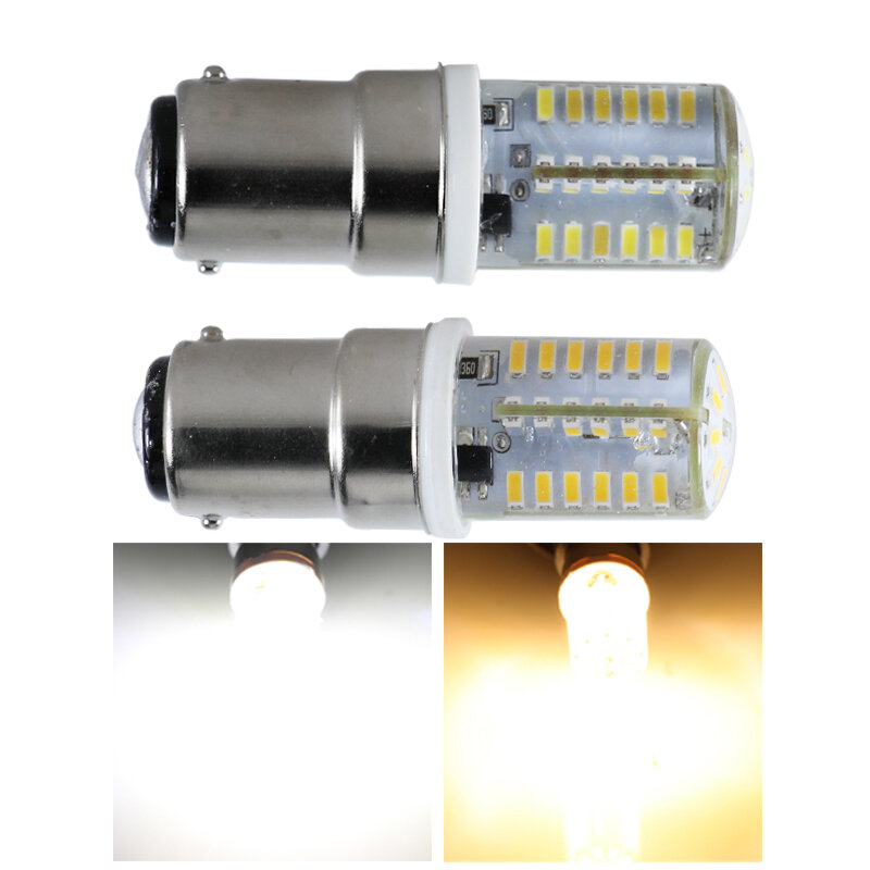 Светодиодная лампа ampoule b15 12 V 3W super B15D энергосберегающая лампа для швейной машины, декоративный светильник для лодки на 12 Вольт, мини домашни...
