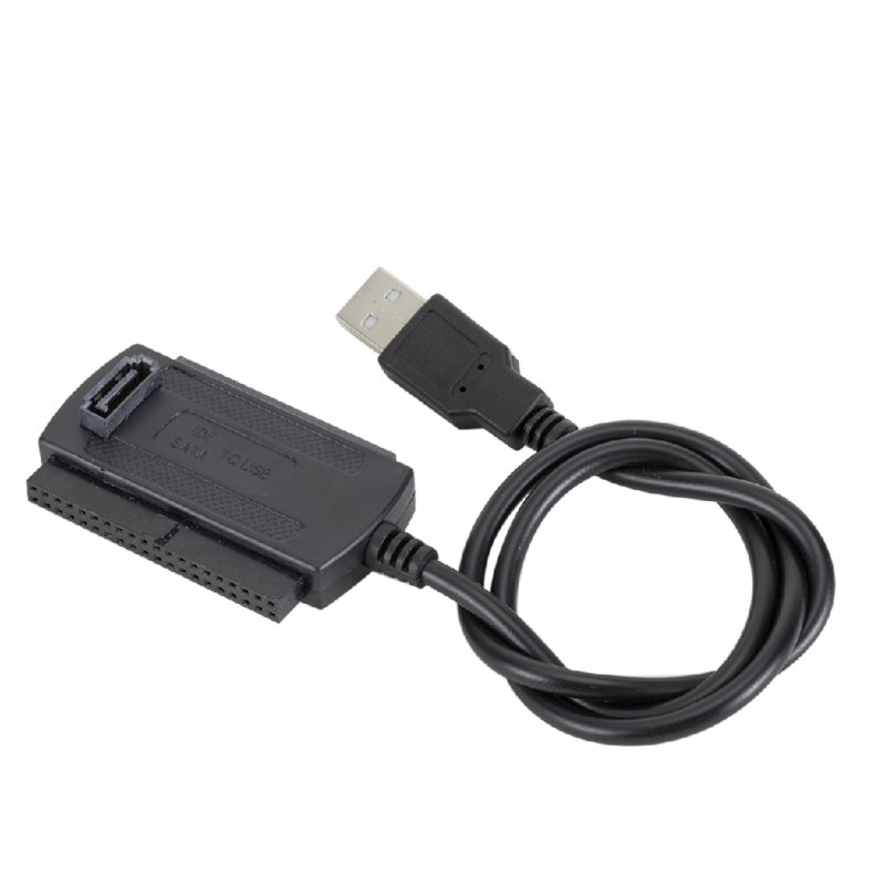 Câble adaptateur 3 en 1 USB 2.0 IDE SATA 5.25 S-ATA 2.5 3.5 pouces pour disque dur HDD, convertisseur pour ordinateur portable