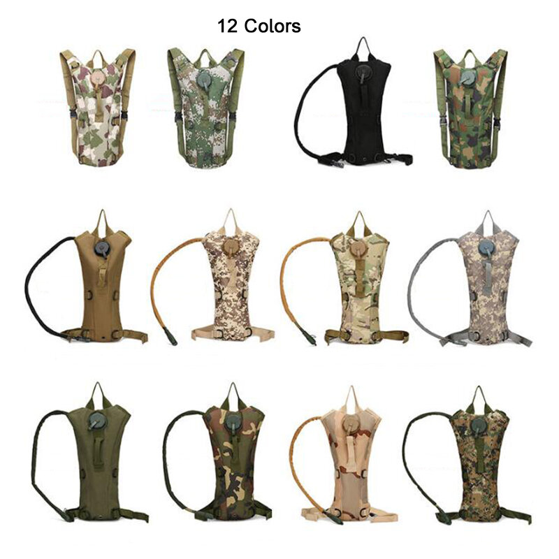 Hydration Backpack Outdoor Cycling Sports Water Bag 3L Liner Army Tactical Water Bag Hiking Climbing Camping Survival Backpack