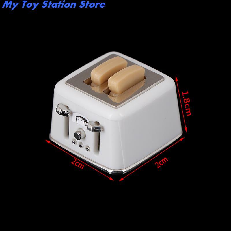 New arrive 14 Styles 1/12 Scale Dollhouse Bread Machine With Toast Miniature Cute Decorations Toaster Dollhouse Mini Accessories