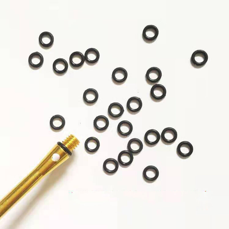 50 Buah/100 Buah Aluminium Dart Shaft Karet O Ring Non-slip O Ring Dart Arrow Tips Replace Gasket Grip Washer Grommet Stem