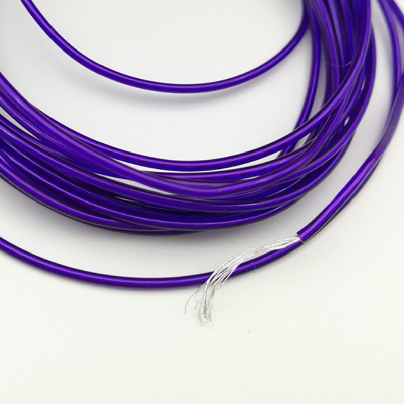 Cable de actualización para auriculares de plata de ley, hilo único de grado de fiebre DIY, 21 Núcleos OD: 1,25 MM 5N, plata pura